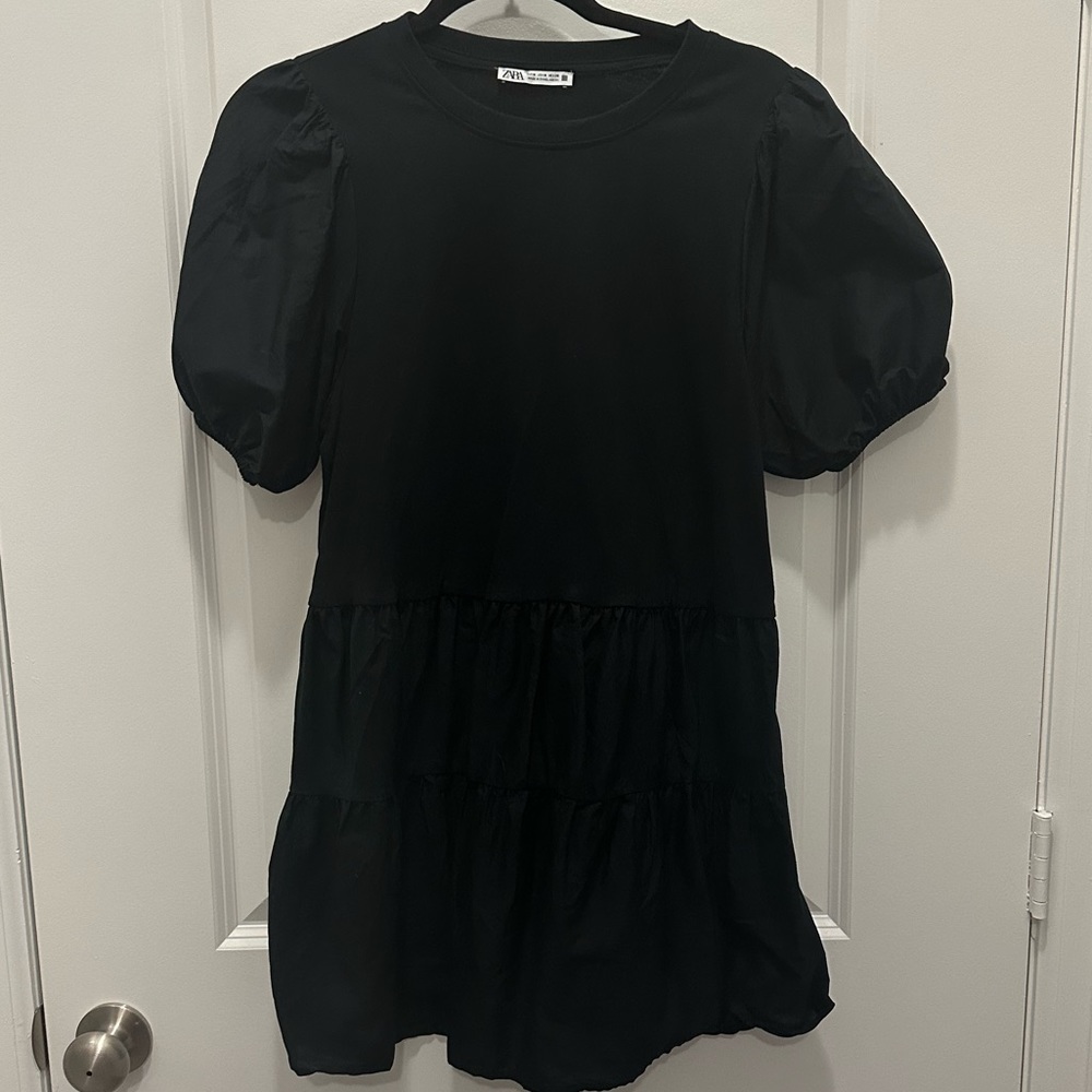 Zara Black Dress Size M NEVER WORN